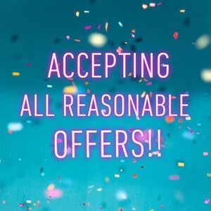 Today! All Resonable Offers Accepted & Ship Tmrw!!!